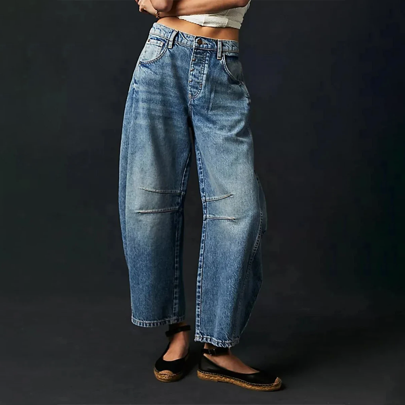 Wide-Leg Denim - Jeans CAAYWORLD