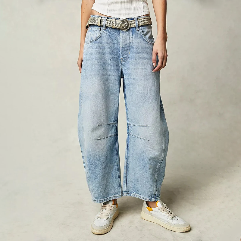 Wide-Leg Denim - Jeans CAAYWORLD