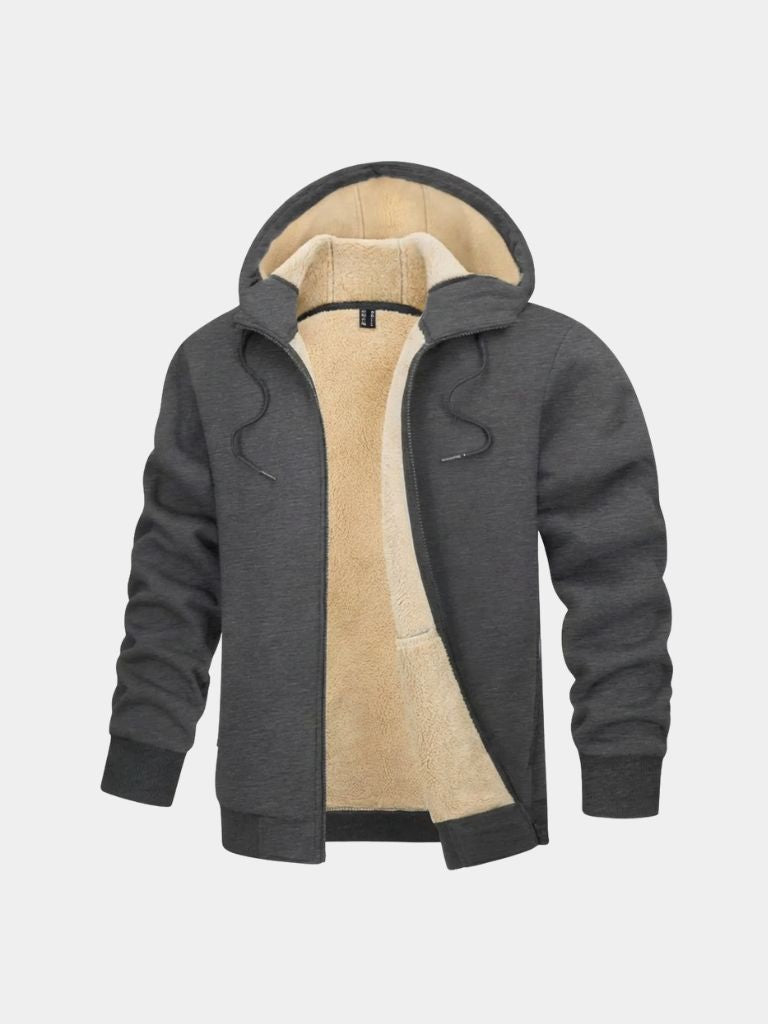 Winter Core Sherpa Hoodie Jacket - CAAYWORLD CAAYWORLD