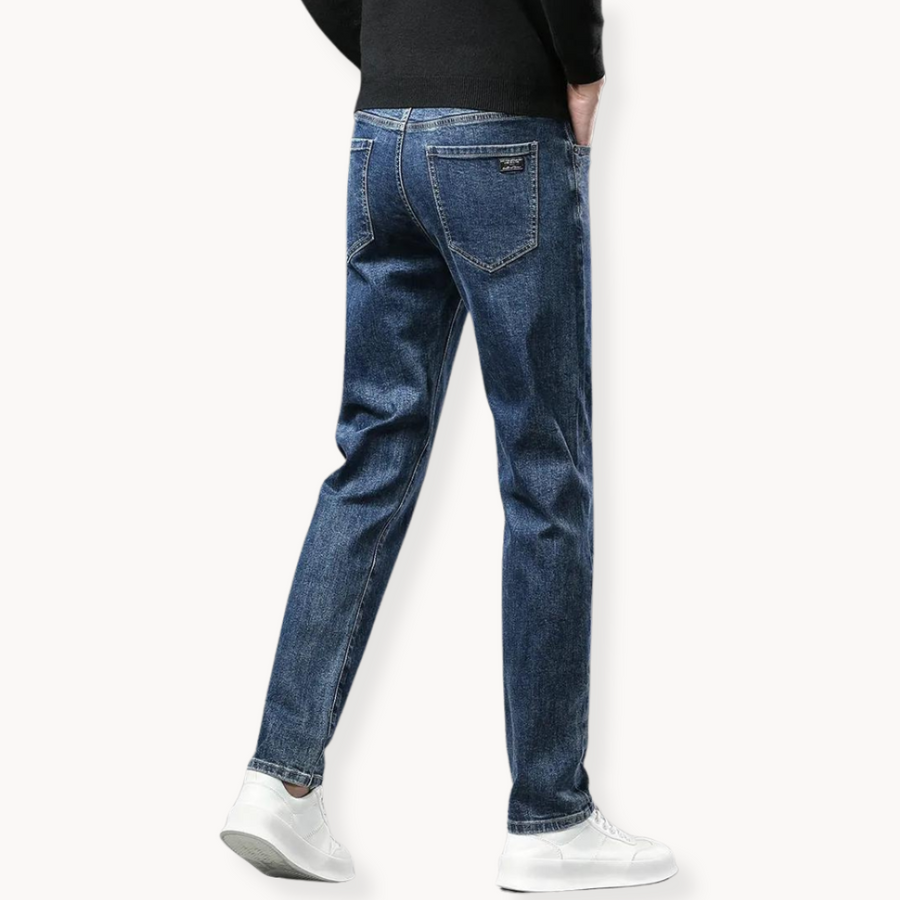 Winter Fleece-Lined Straight - Jeans CAAYWORLD MEN