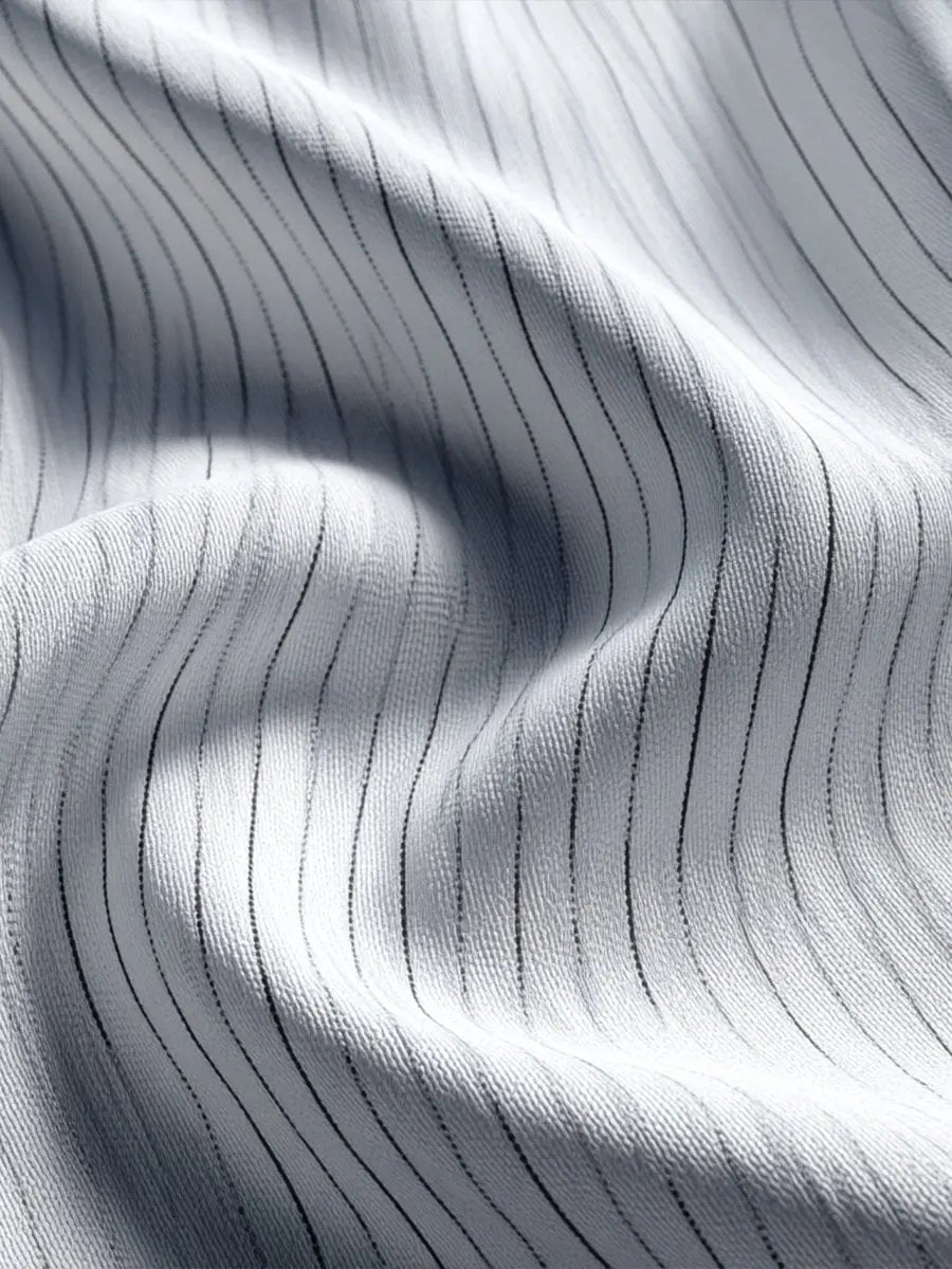 Women's Striped V-Neck Asymmetrical Hem - Midi Dress CAAYWORLD