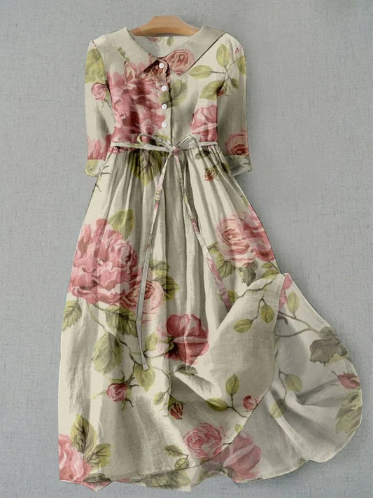 Helena | Vintage Dress with Roses