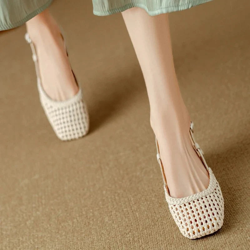 Woven Leather - Heels CAAYWORLD WOMEN