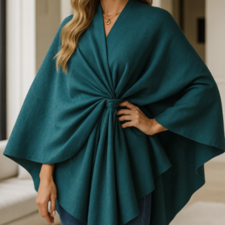 Yvonne - Draped Poncho CAAYWORLD WOMEN