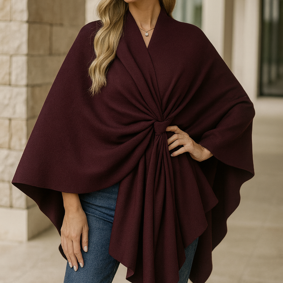 Yvonne - Draped Poncho CAAYWORLD WOMEN