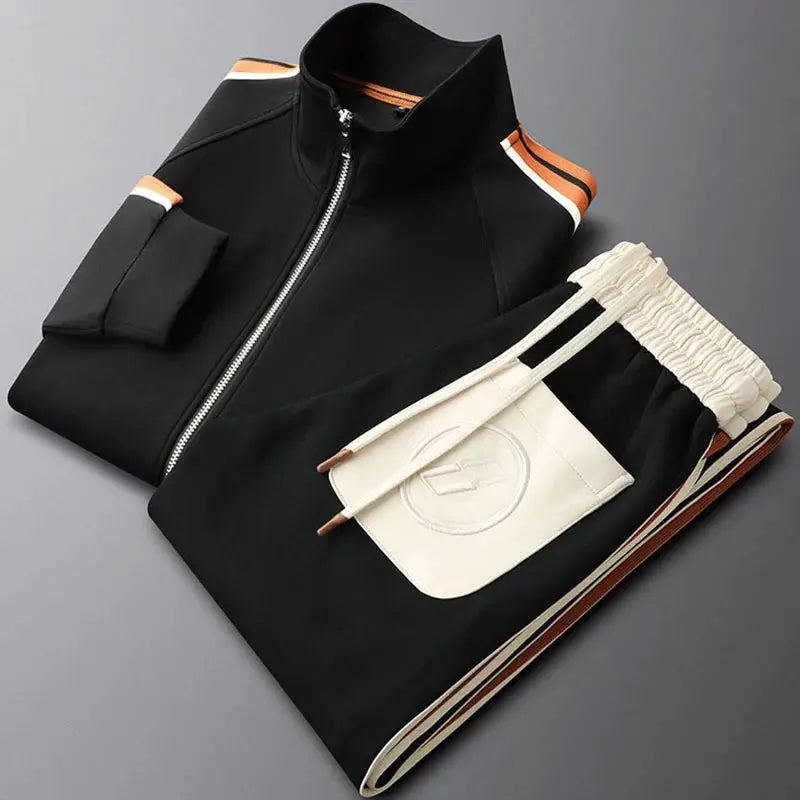 Zenith Premium Slim-Fit Zip Jacket & Joggers - Tracksuit Set CAAYWORLD