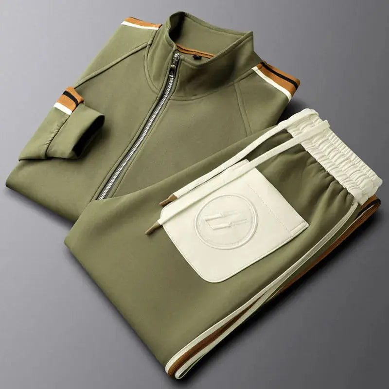 Zenith Premium Slim-Fit Zip Jacket & Joggers - Tracksuit Set CAAYWORLD