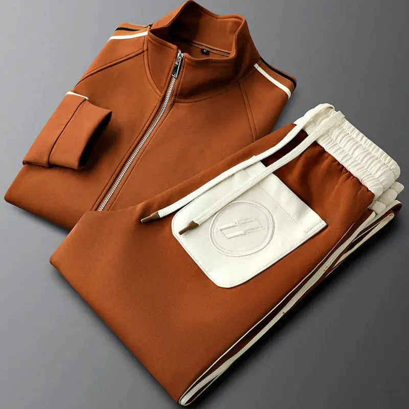 Zenith Premium Slim-Fit Zip Jacket & Joggers - Tracksuit Set CAAYWORLD