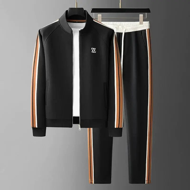Zenith Premium Slim-Fit Zip Jacket & Joggers - Tracksuit Set CAAYWORLD