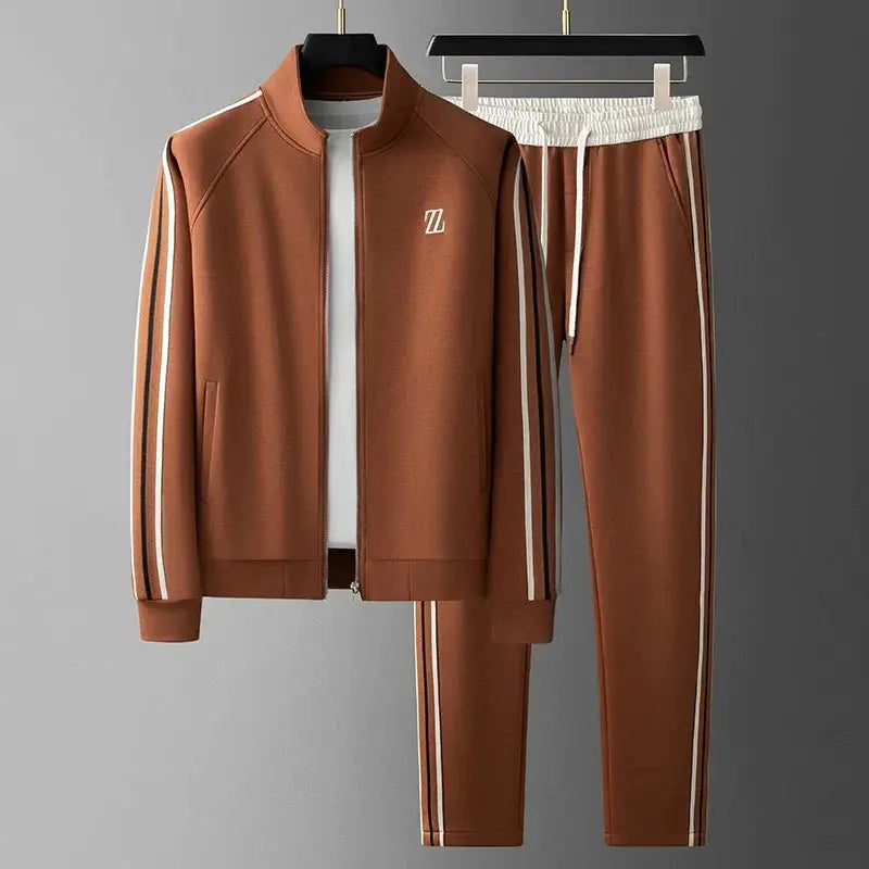 Zenith Premium Slim-Fit Zip Jacket & Joggers - Tracksuit Set CAAYWORLD