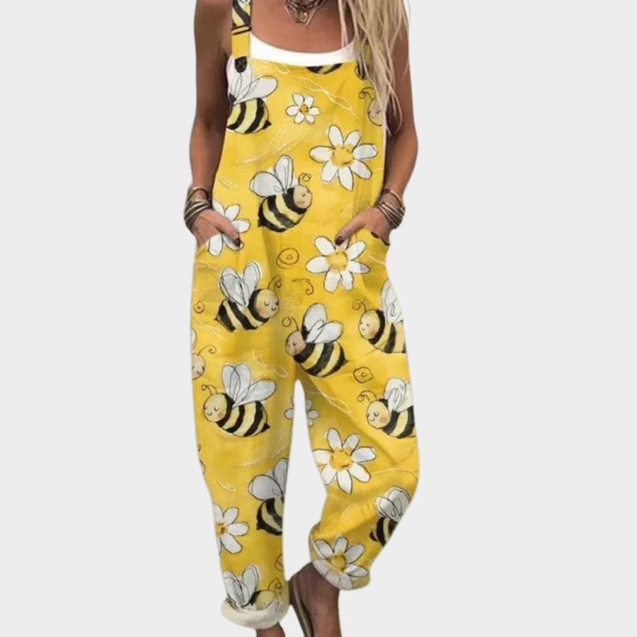Evelyn - Comfortable Printed Overalls