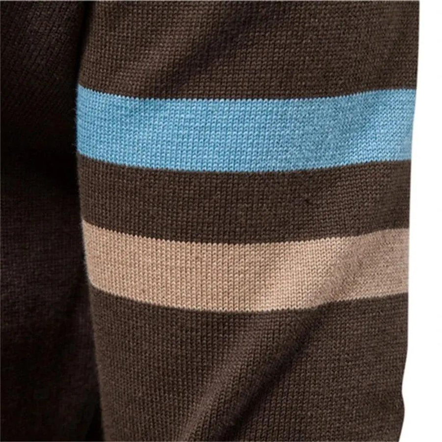 Zip Front Ribbed Knit - Sweater CAAYWORLD