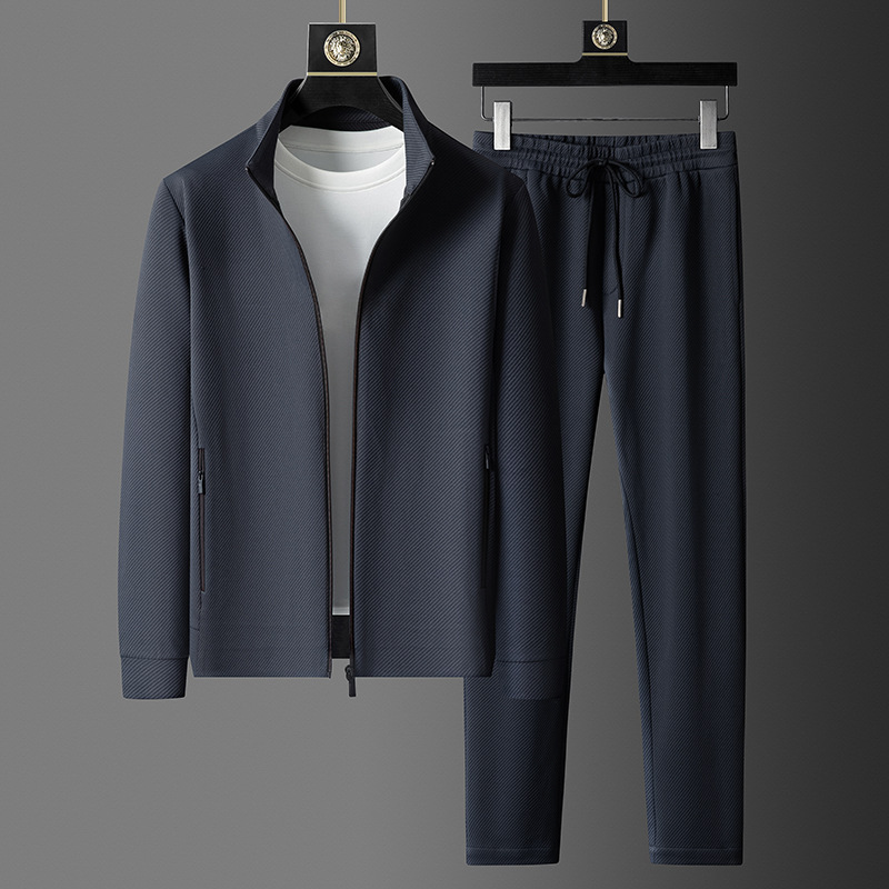 Zip-Up Slim-Fit Fleece - Tracksuit Set CAAYWORLD MEN