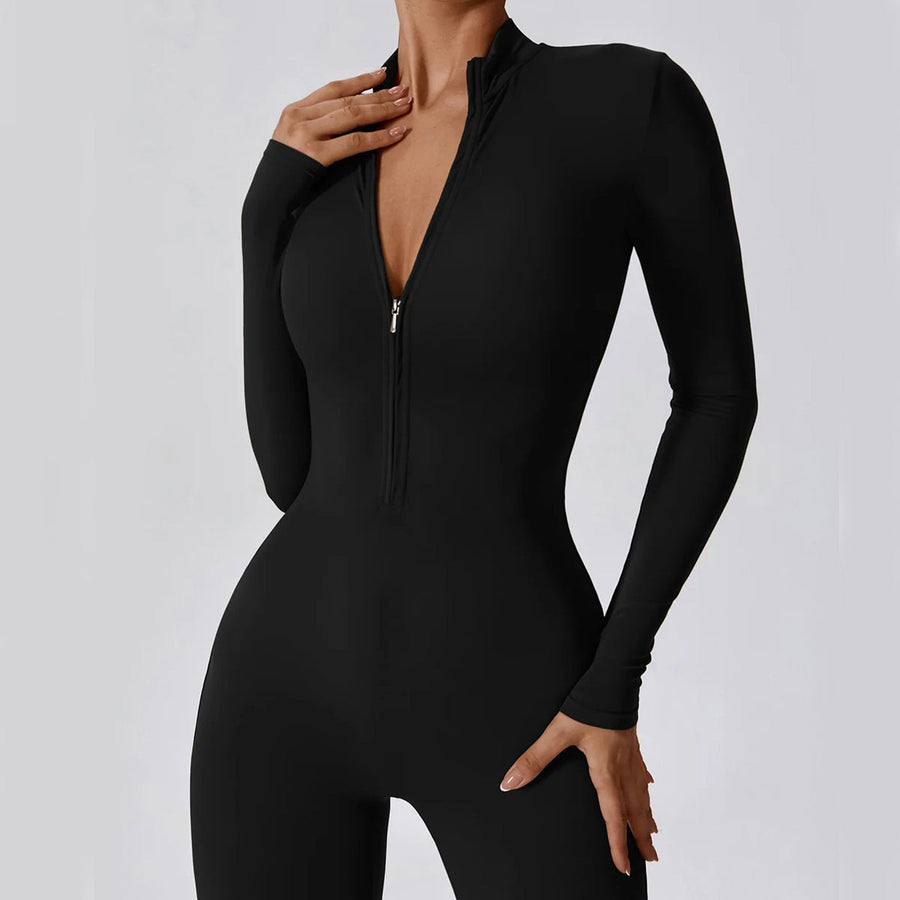 Zippered Utility Slim Fit - Jumpsuit CAAYWORLD