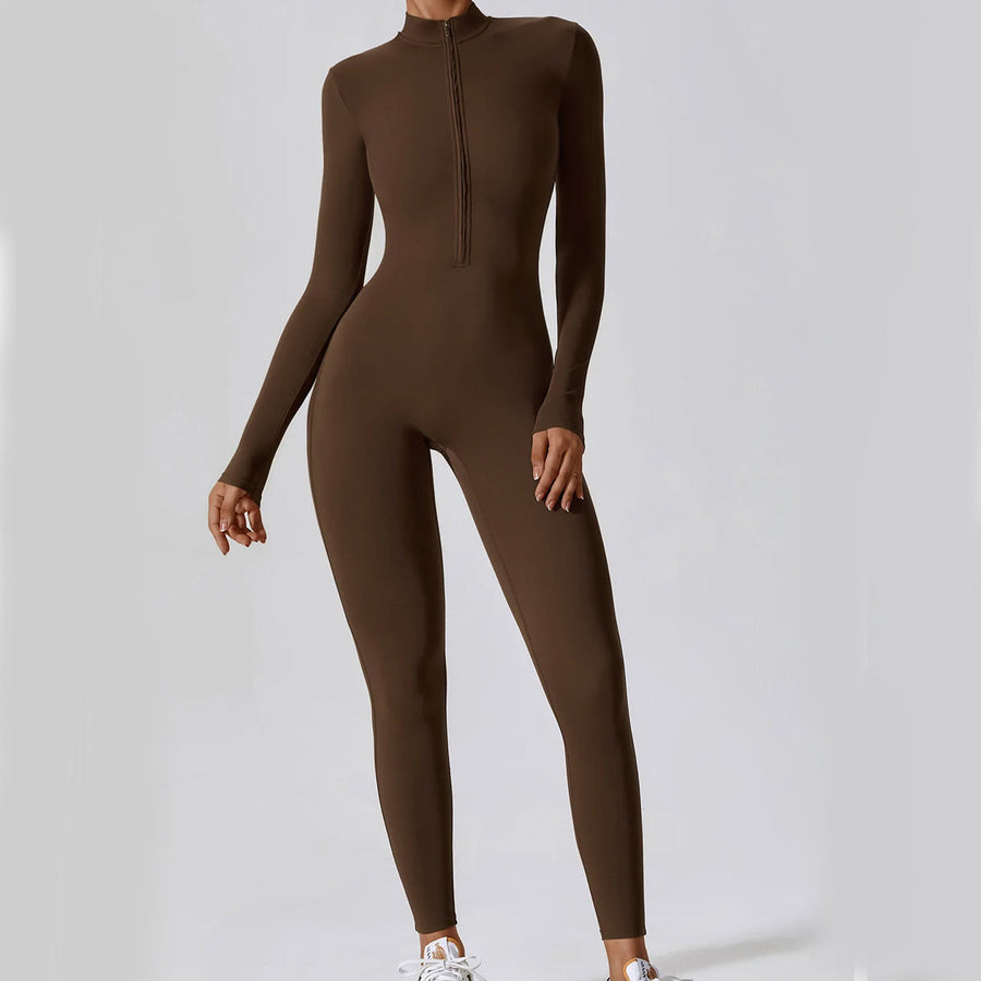 Zippered Utility Slim Fit - Jumpsuit CAAYWORLD