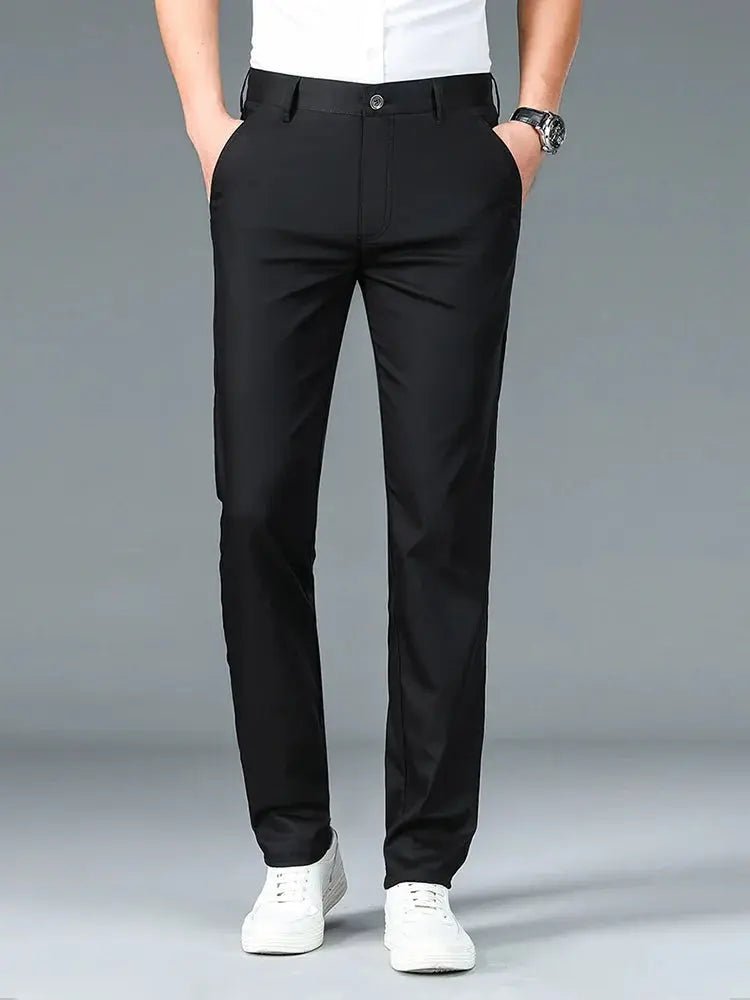 Bamboo Fiber Minimalist Straight Trousers - CAAYWORLD CAAYWORLD
