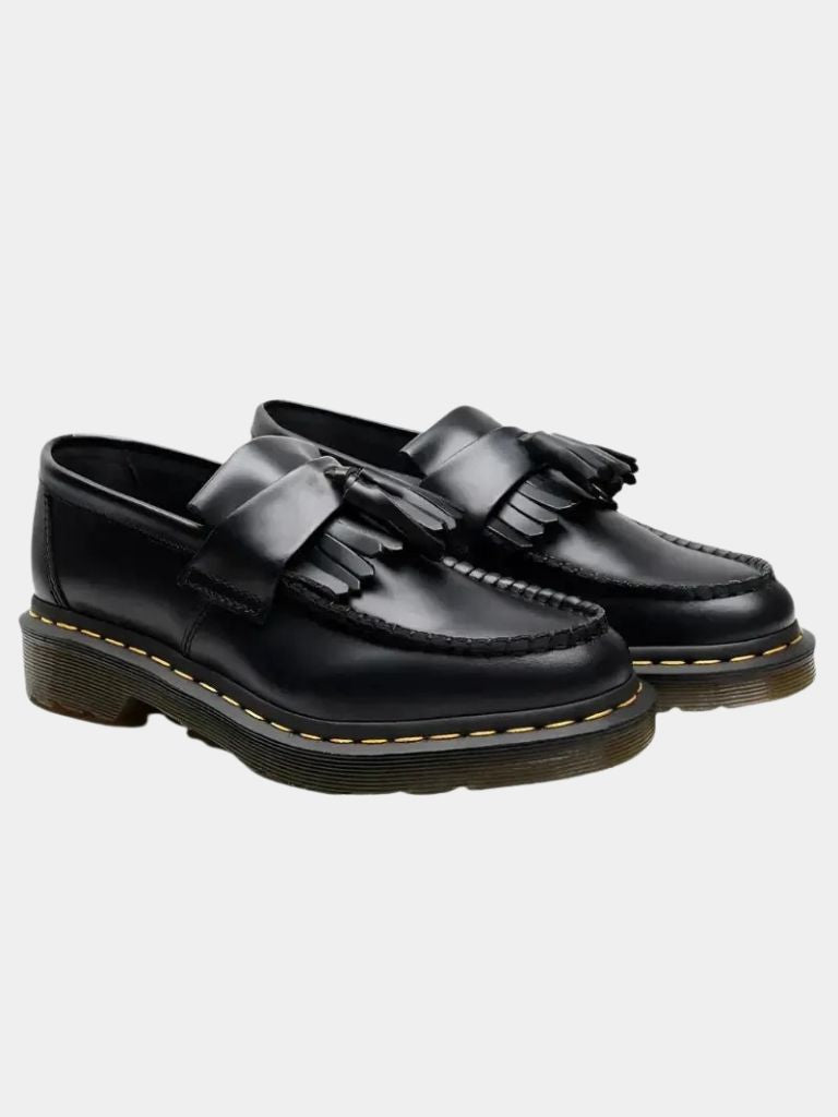 Black Leather Loafers - CAAYWORLD CAAYWORLD