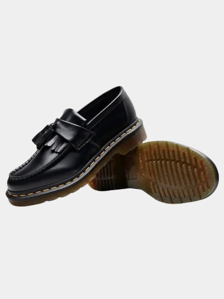 Black Leather Loafers - CAAYWORLD CAAYWORLD
