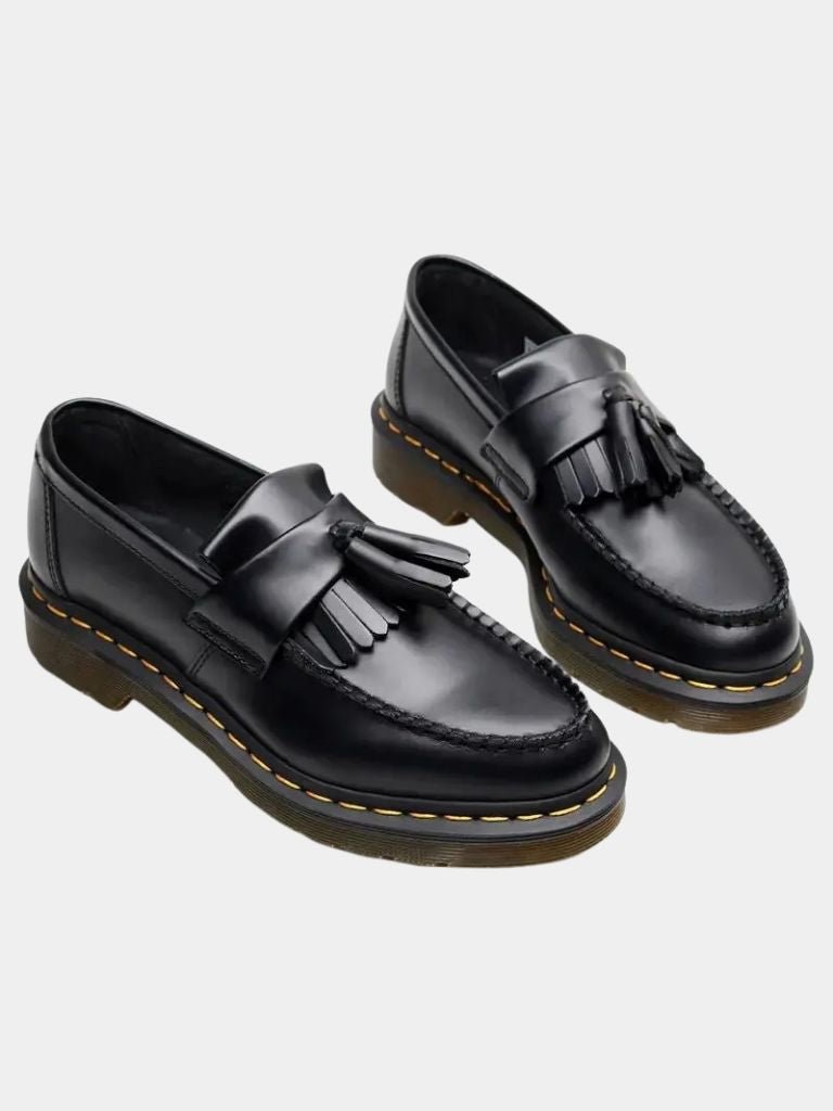 Black Leather Loafers - CAAYWORLD CAAYWORLD