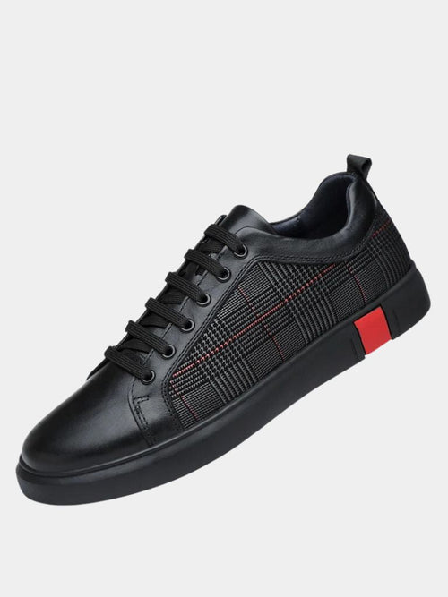 Blackgrid Leather Loafers – CAAYWORLD CAAYWORLD