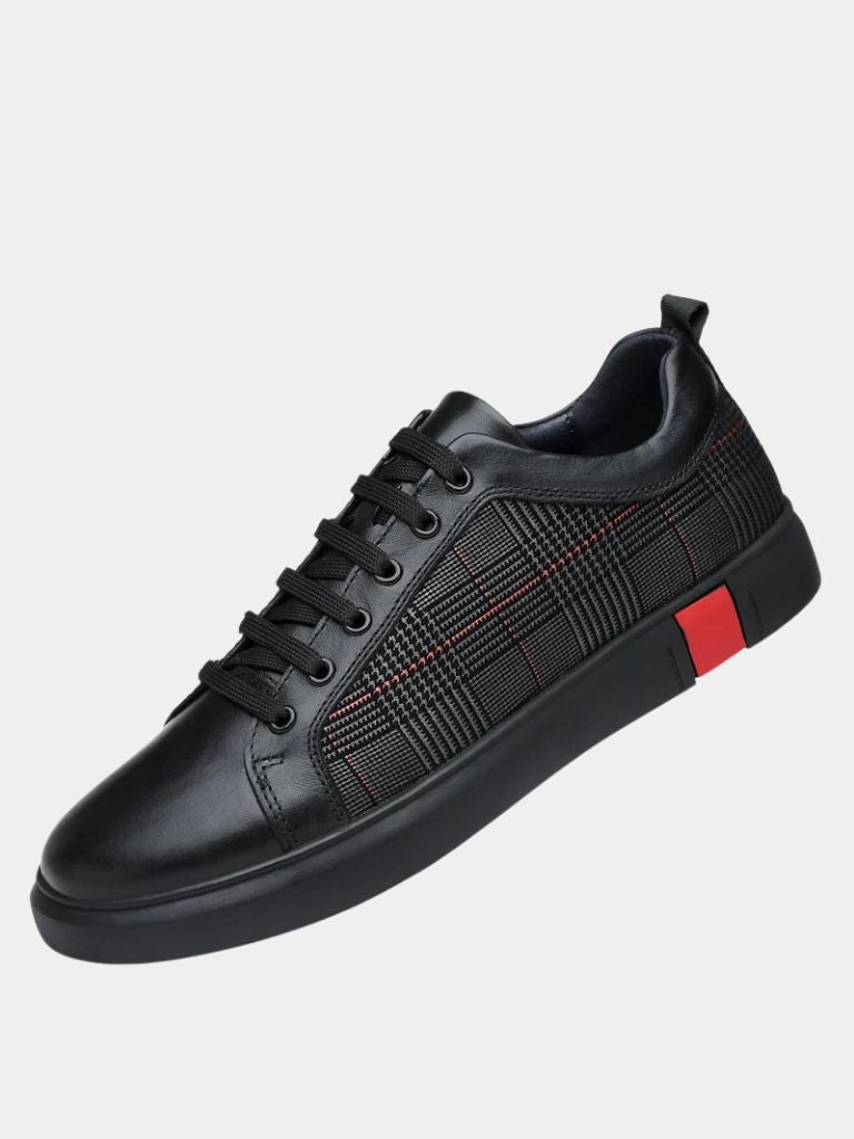 Blackgrid Leather Loafers – CAAYWORLD CAAYWORLD