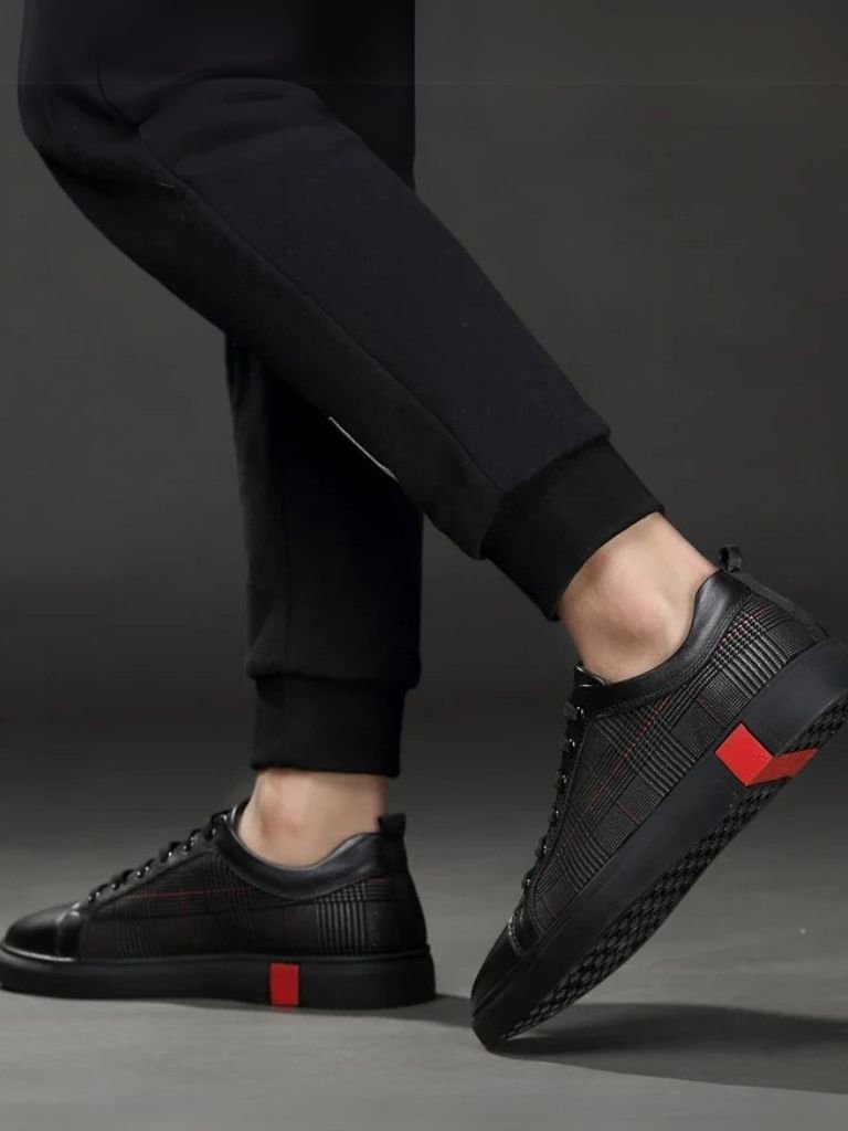 Blackgrid Leather Loafers – CAAYWORLD CAAYWORLD