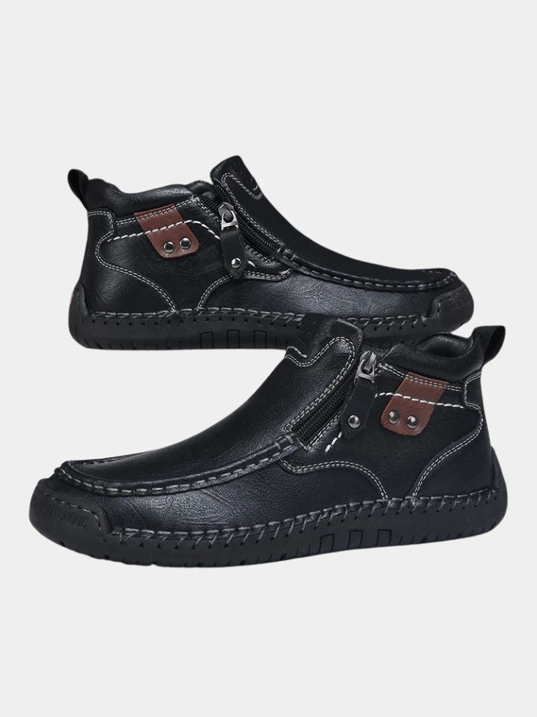 Brave Leather Boots - CAAYWORLD CAAYWORLD