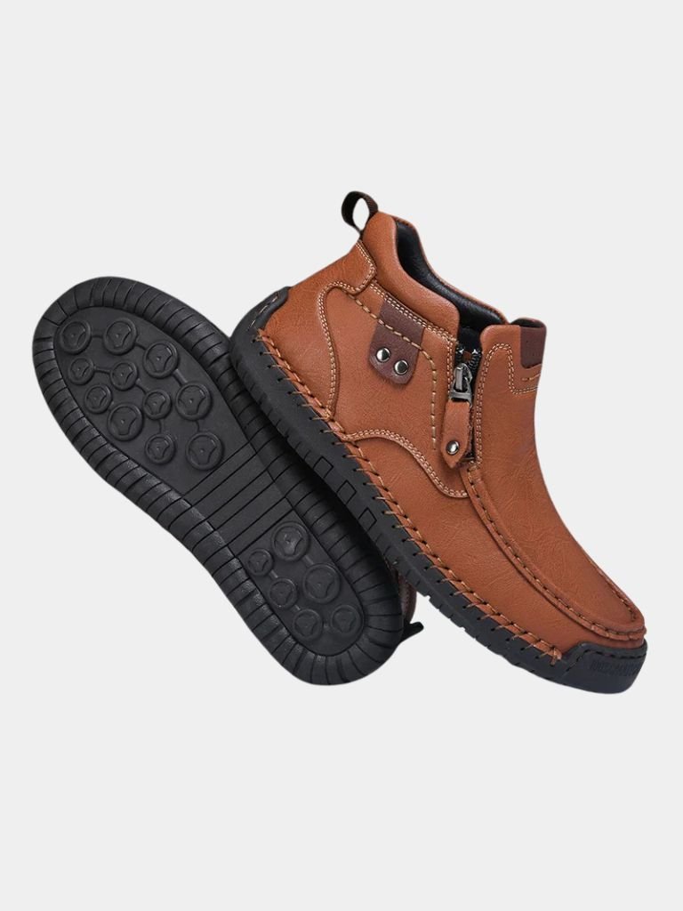 Brave Leather Boots - CAAYWORLD CAAYWORLD