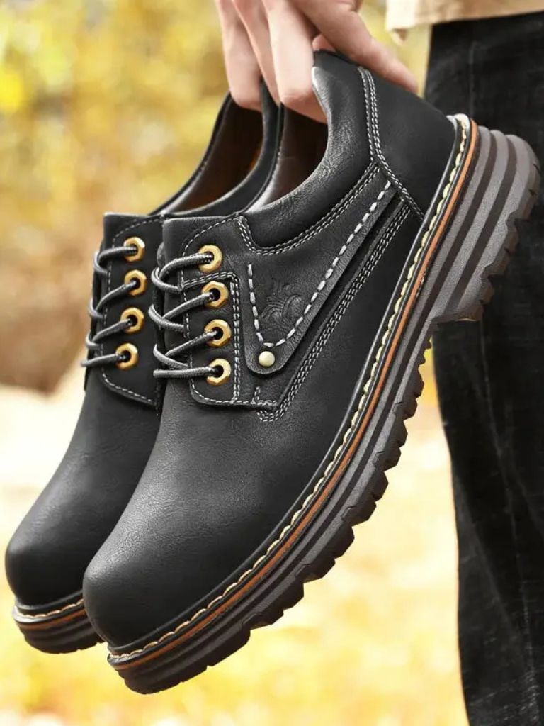 British Leather Elegant Oxford Shoes - CAAYWORLD CAAYWORLD