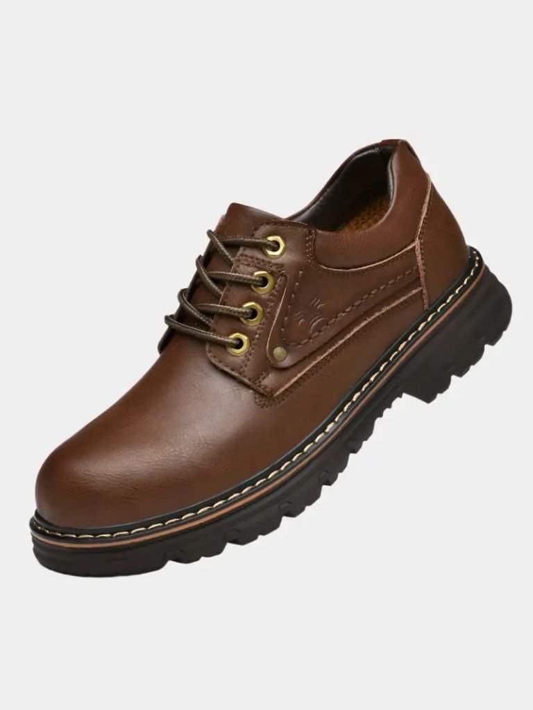 British Leather Elegant Oxford Shoes - CAAYWORLD CAAYWORLD