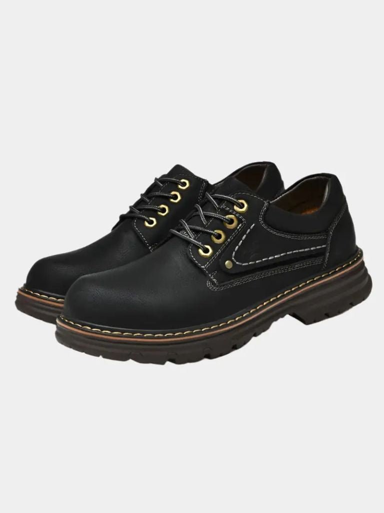 British Leather Elegant Oxford Shoes - CAAYWORLD CAAYWORLD