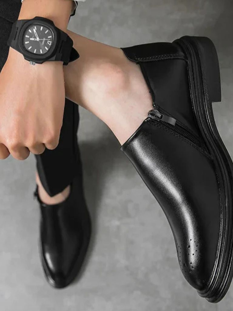 Brun Prestige Leather Loafers - CAAYWORLD CAAYWORLD
