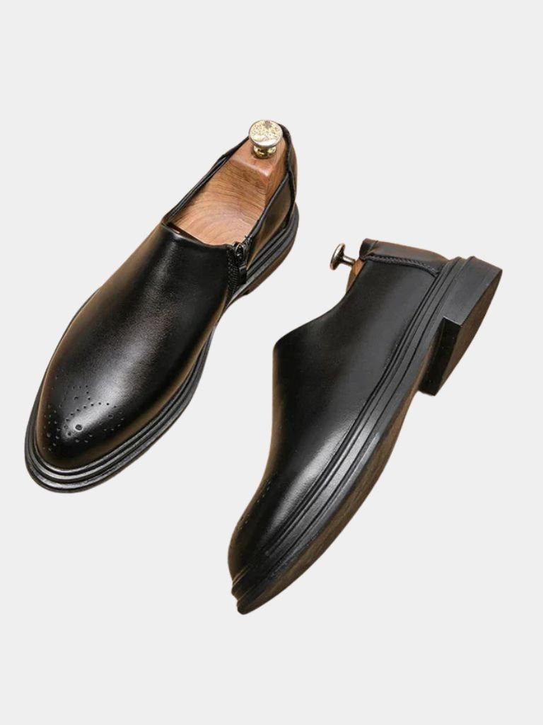 Brun Prestige Leather Loafers - CAAYWORLD CAAYWORLD