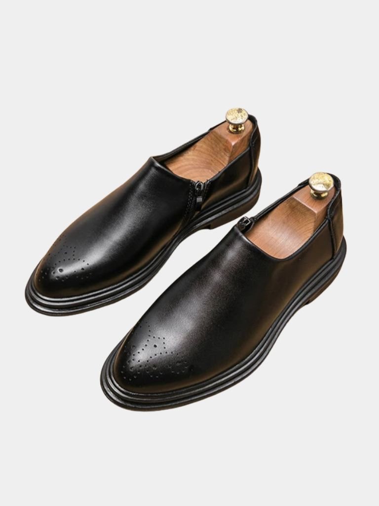 Brun Prestige Leather Loafers - CAAYWORLD CAAYWORLD