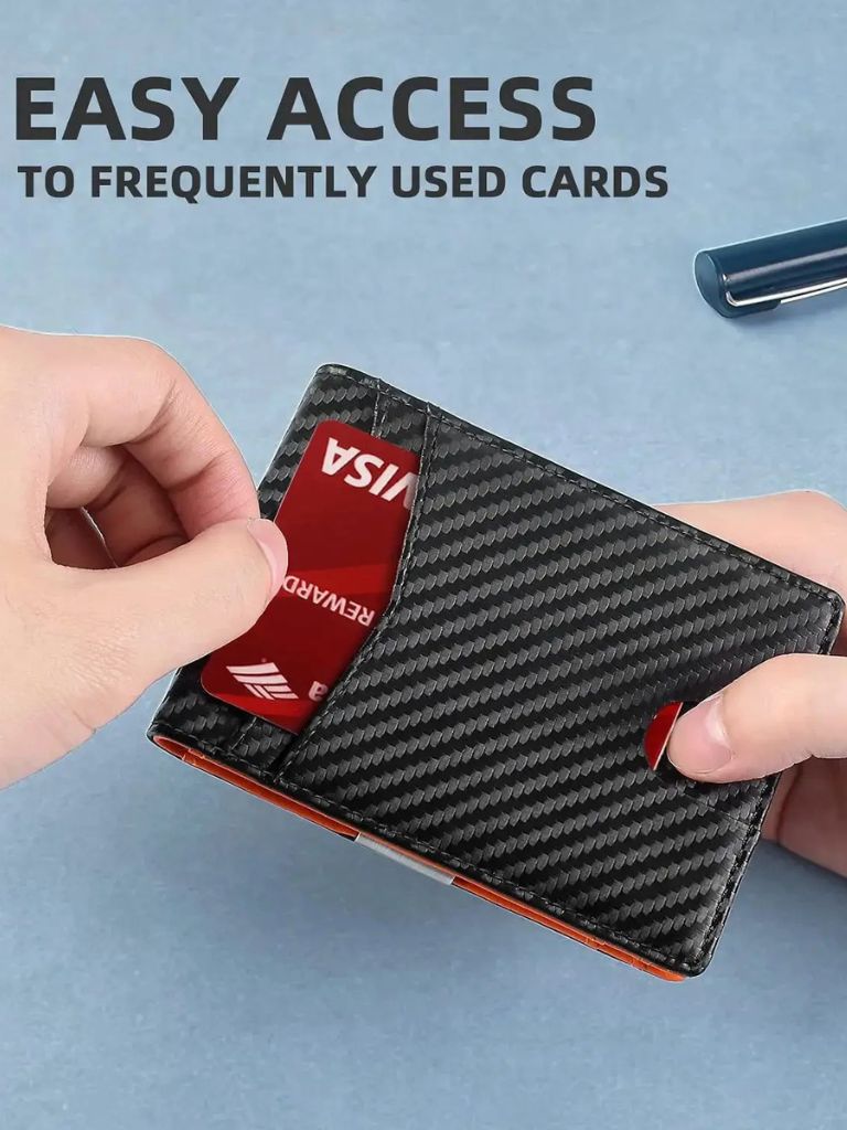 Carbon Fiber Anti RFID Minimalist Wallet - CAAYWORLD CAAYWORLD