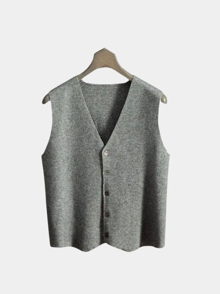 Cashmere Cardigan Vest  - CAAYWORLD CAAYWORLD