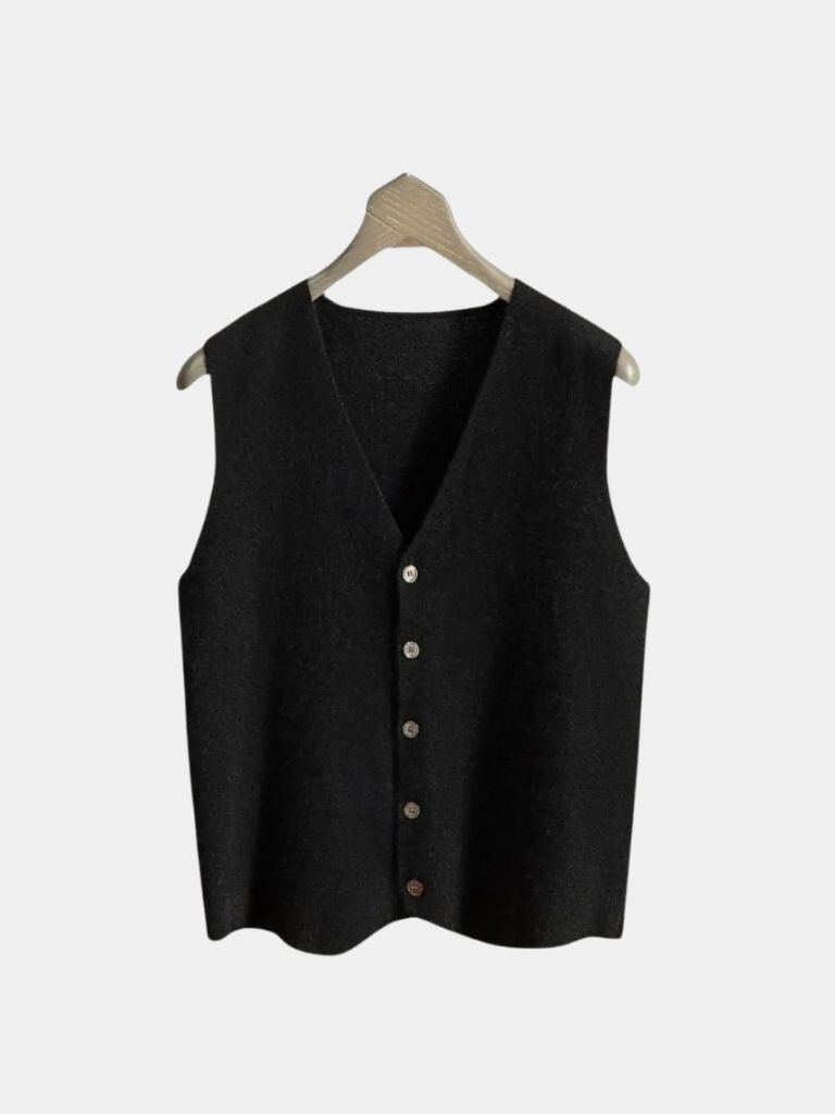 Cashmere Cardigan Vest  - CAAYWORLD CAAYWORLD