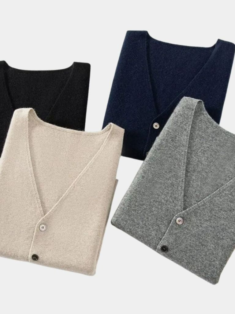 Cashmere Cardigan Vest  - CAAYWORLD CAAYWORLD
