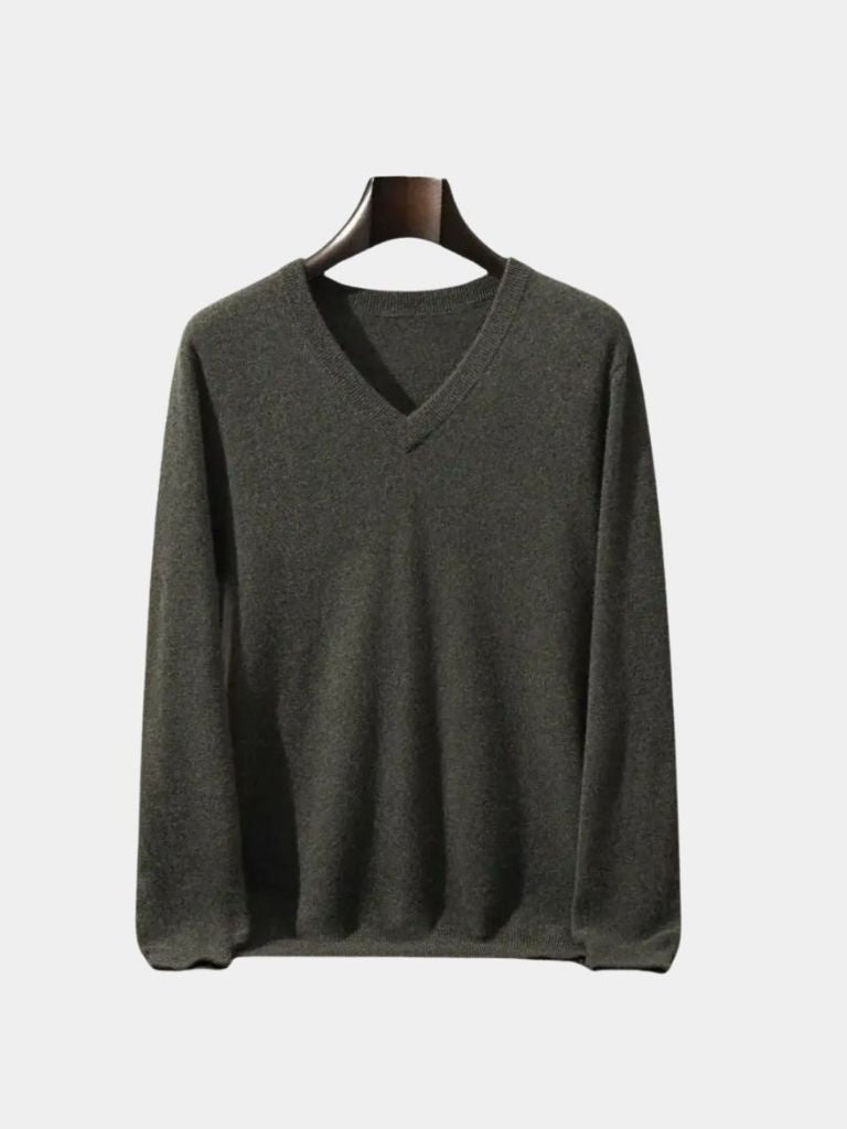 Cashmere V Neck Knitwear Sweater - CAAYWORLD CAAYWORLD