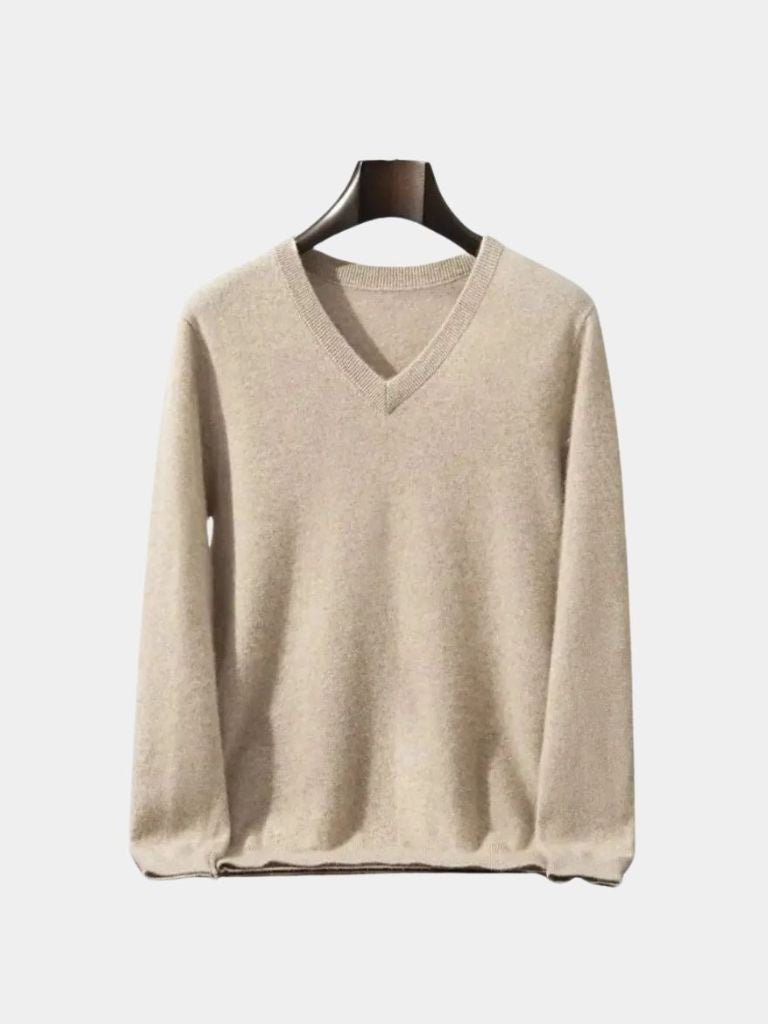 Cashmere V Neck Knitwear Sweater - CAAYWORLD CAAYWORLD