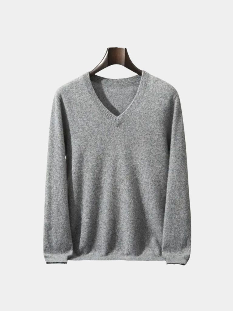 Cashmere V Neck Knitwear Sweater - CAAYWORLD CAAYWORLD
