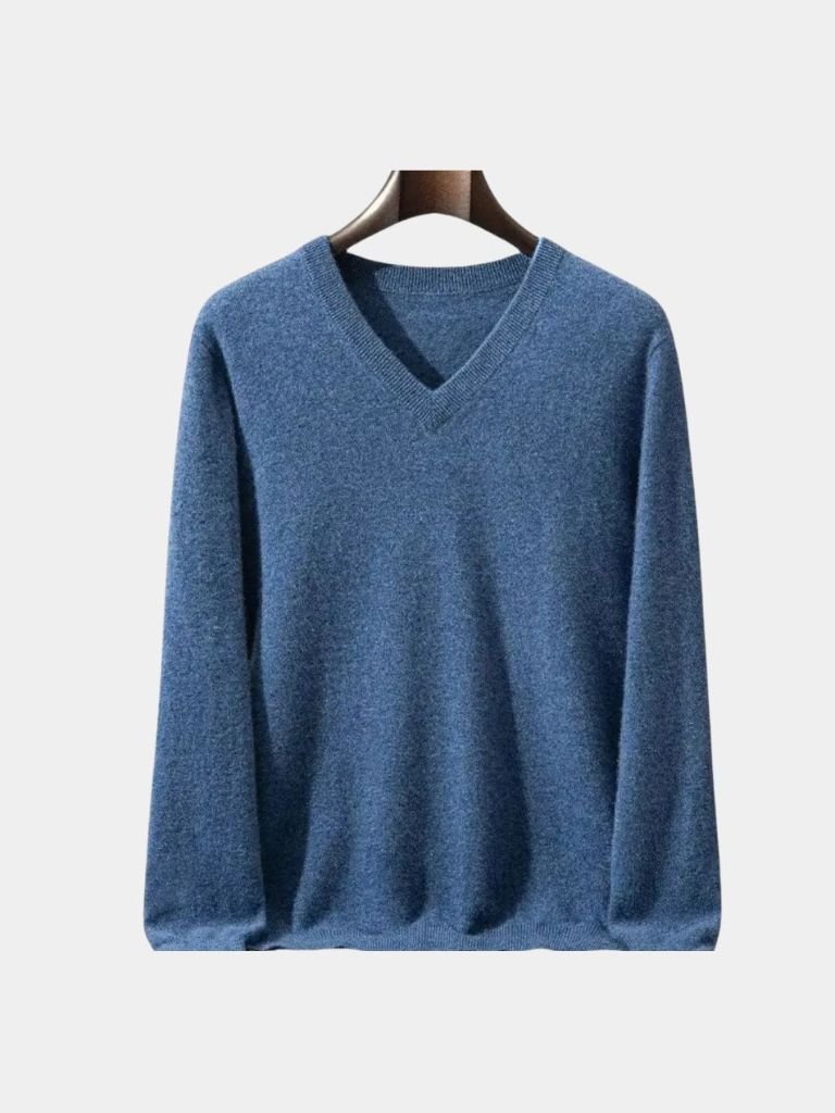 Cashmere V Neck Knitwear Sweater - CAAYWORLD CAAYWORLD