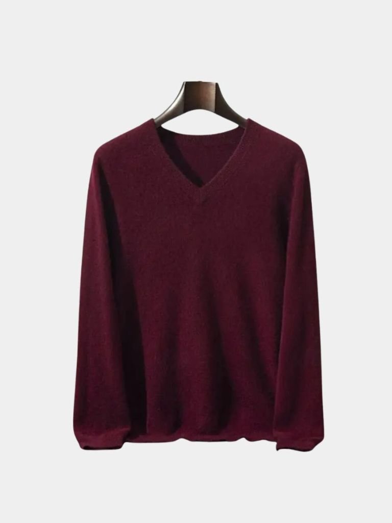 Cashmere V Neck Knitwear Sweater - CAAYWORLD CAAYWORLD