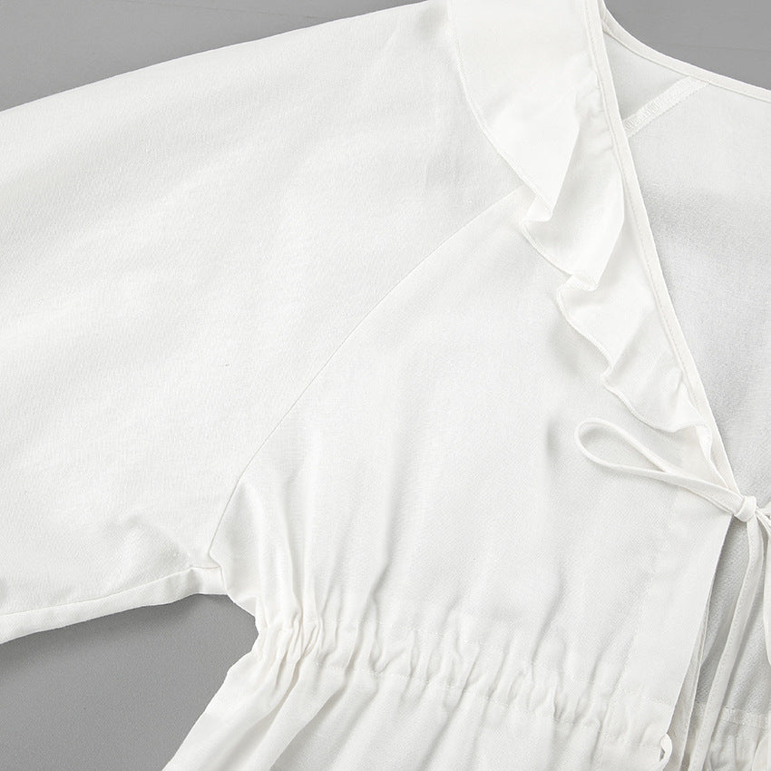 Luna™ | Ruffled Tie-Front Top & Shorts Set