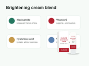 Clarune brightening ingredient blend