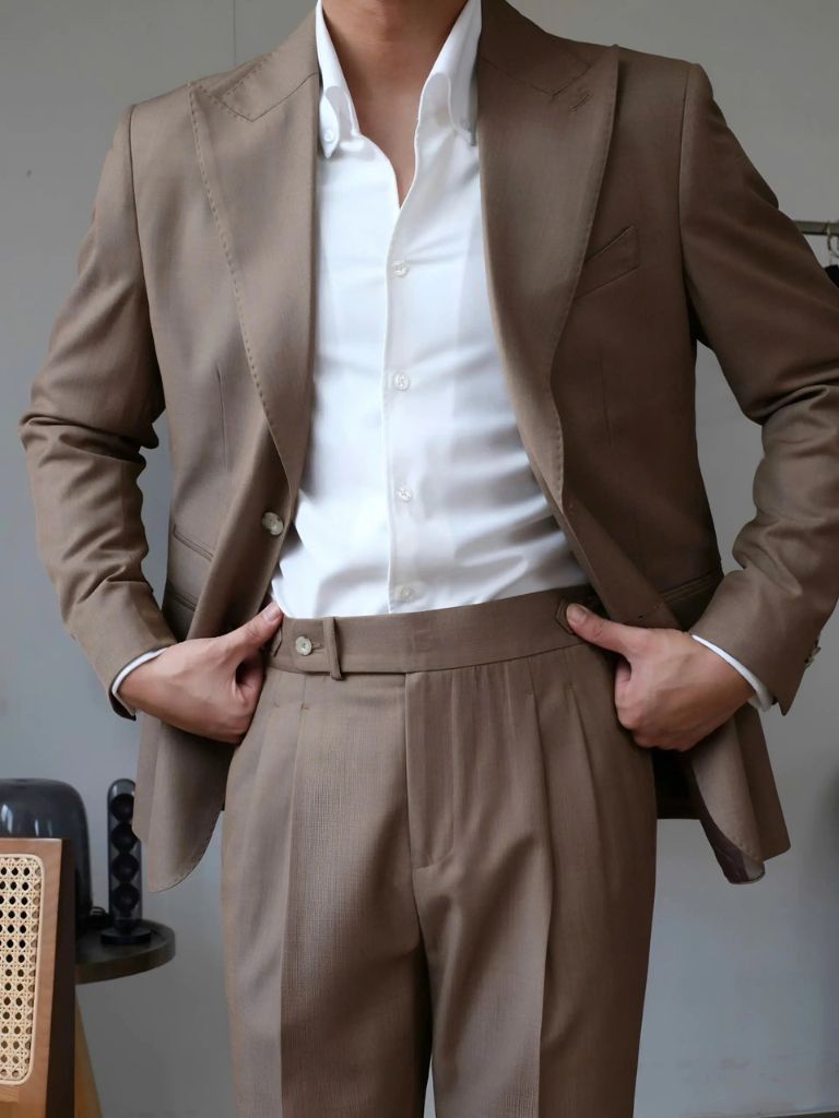 Classic Genova Sidetab Trousers - CAAYWORLD CAAYWORLD