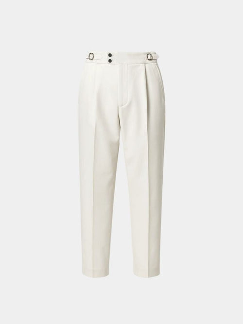 Classic Italy Sidetab Elastic Trousers - CAAYWORLD CAAYWORLD
