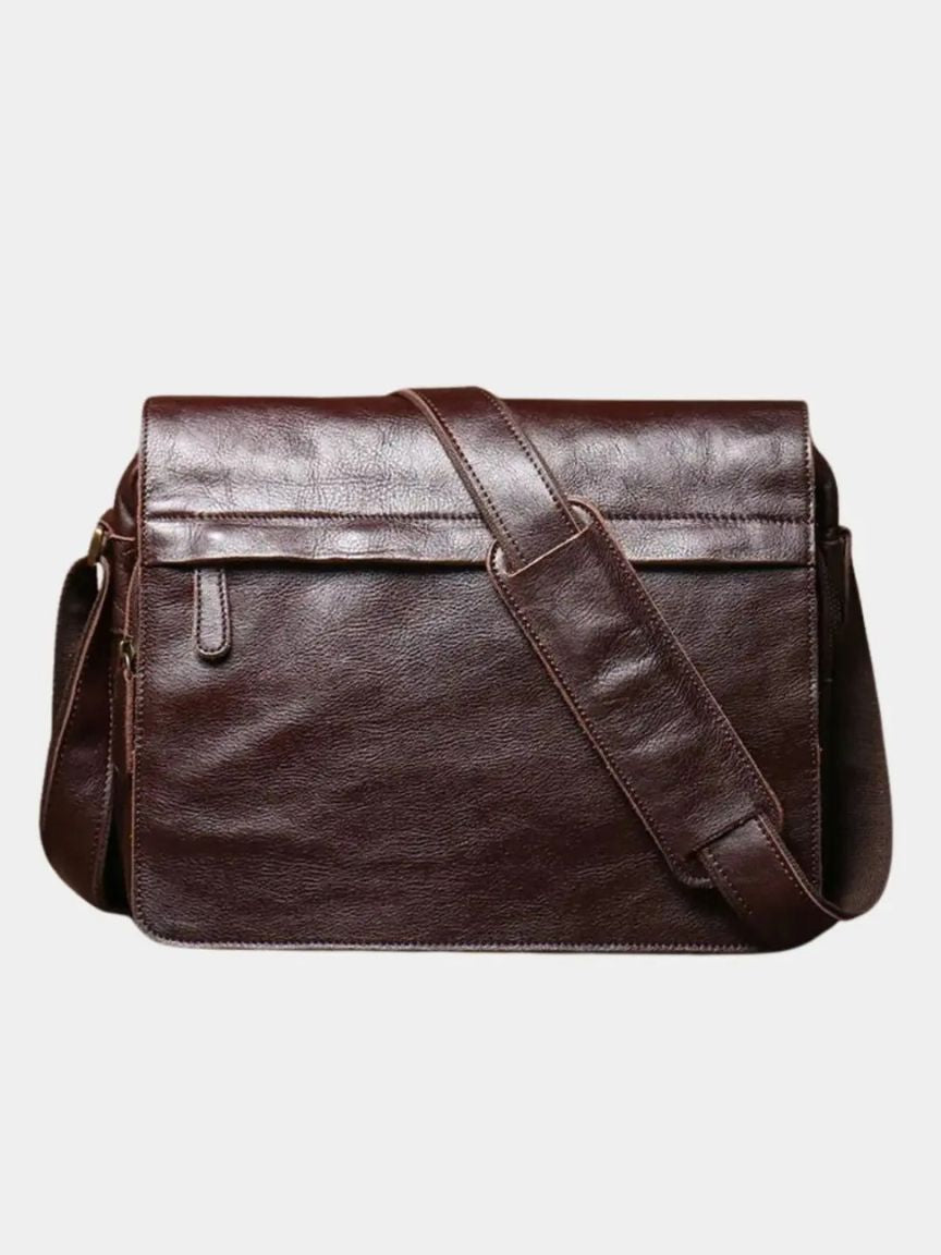 Classic Messenger Leather Bag - CAAYWORLD CAAYWORLD