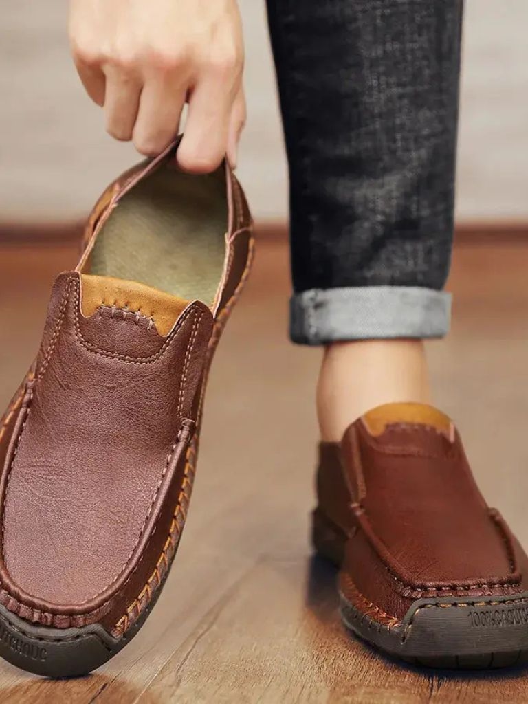 Comfortable Leather Moccasins Shoes - CAAYWORLD CAAYWORLD