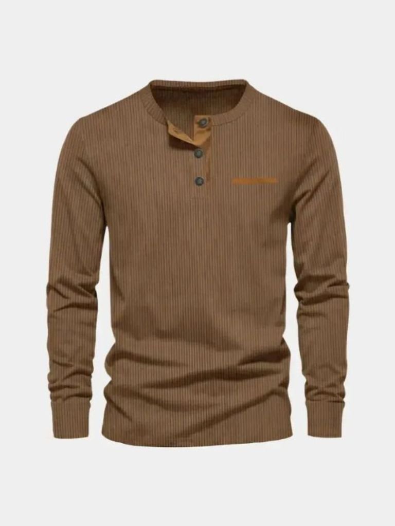 Corduroy Long Sleeve T-Shirt - CAAYWORLD CAAYWORLD